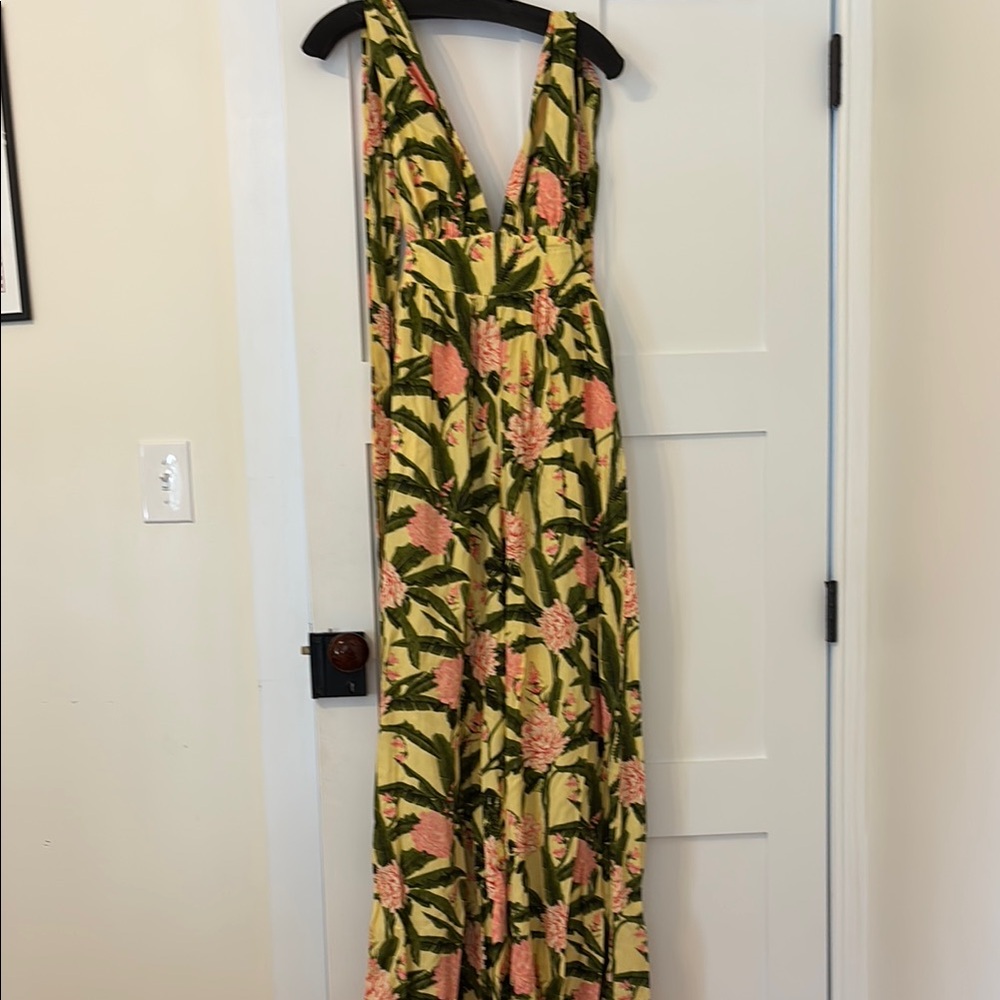 Women's Agua Bendita x Target Peony Botanical Print Jumpsuit - XS - NWT